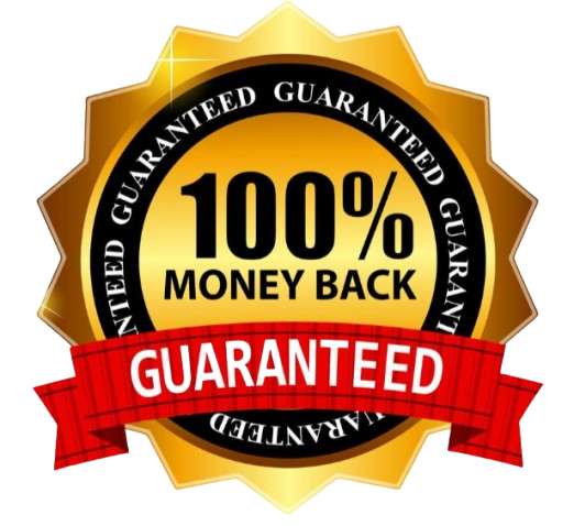 100% money-back guarantee